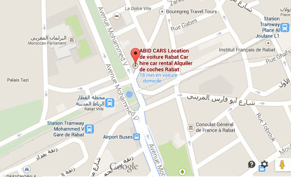 Abidcars office map